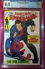 Amazing Spider-man # 73 1969 CGC 8.0 1st Silvermane villain in Spider Noir 🔥🔥