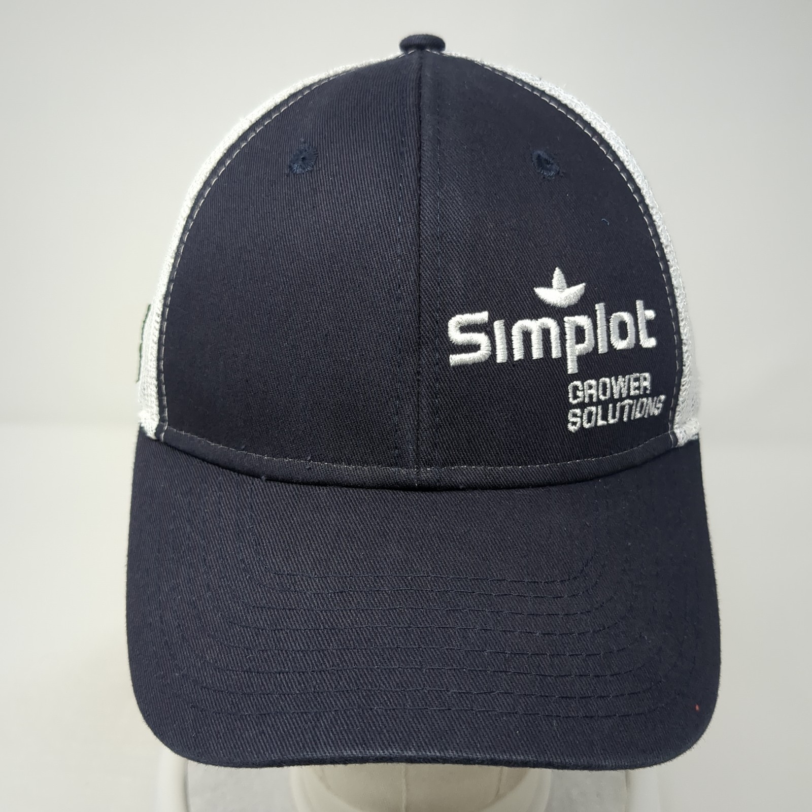 Simplot Grower Solutions Snapback Trucker Cap Blu… - image 2