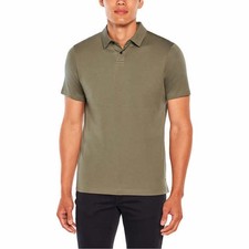 Banana Republic Mens Luxe Touch Performance Polo Shirt, Green, Large