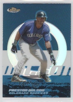 2005 Topps Finest Blue Refractor 78/299 Preston Wilson #118 0b5