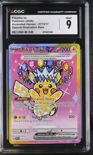 Pikachu ex 277/217 Me: Ascended Heroes Holo for sale online | eBay