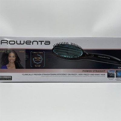 Rowenta cf5820 Straightening Brush schwarz grün 1.8 m   Lockenstab (Straightenin