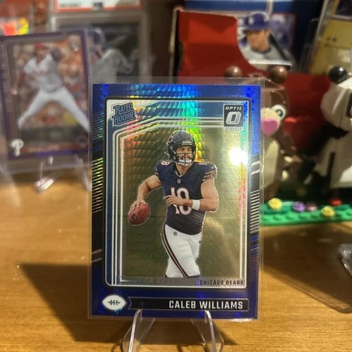 2024 Panini Donruss Optic - Rated Rookie Caleb Williams #201 Blue Hyper (RC)