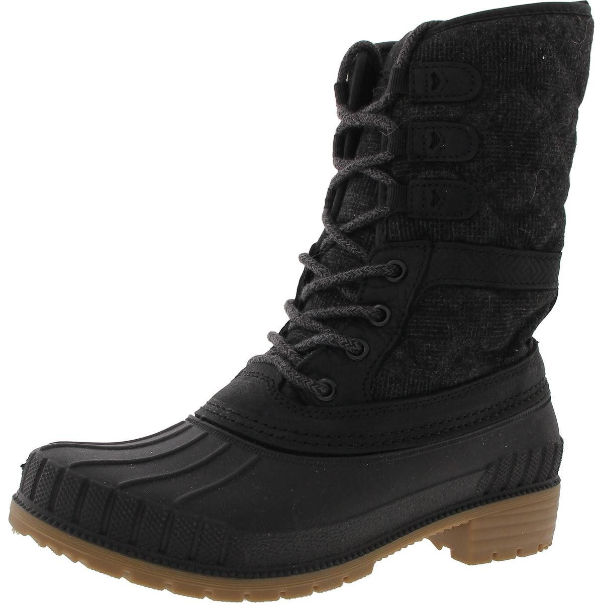 Женские зимние ботинки Kamik Womens SIENNA 3 из черной шерсти 7 средних размеров (B, M) BHFO 2517