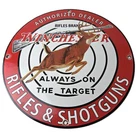Vintage Winchester Sign - Rifles & Shotguns Firearms Gas Pump Porcelain Sign