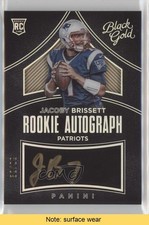 2016 Panini Black Gold Rookie White 32/99 Jacoby Brissett #122 Auto READ 2r7