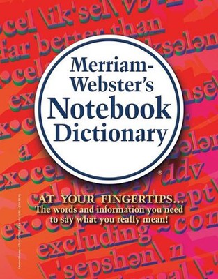 Notizbuch Wörterbuch von Merriam-Webster (Englisch) Hardcover Buch
