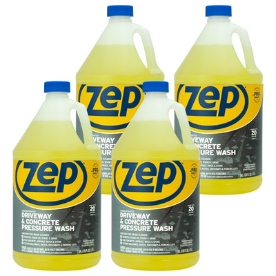 #ad #ad Zep Driveway and Concrete Pressure Wash Cleaner Concentrate 1 Gal Case of 4 $54.99