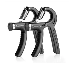 Hand Grip Strength Power Trainer Gripper Strengthener Adjustable Gym Exerciser