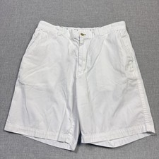 J. McLaughlin Chino Shorts Mens 34 White Cott...