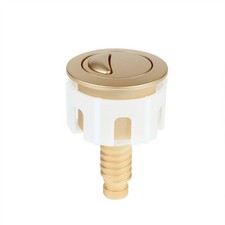 Dual Flush Gold Toilet Cistern Button Easy Installation and Stylish Design