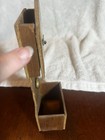 Vtg miniature Tempus Fugit wooden novelty Grandfather Clock key holder/planter.  — photo 4