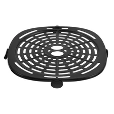  Air Fryer Plate: Grill Tray - Crisper Plate 18.5x18.5cm Nonstick Baking Pan for