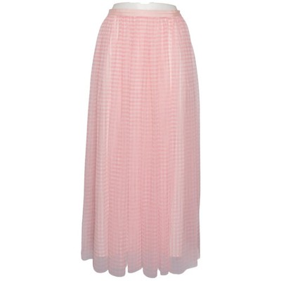 Needle & Thread, Tüllrock, Größe: 42, Gingham Ballerina Skirt, Pink/Weiß #9KU