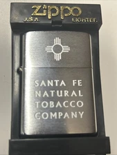 SANTA FE NATURAL TOBACCO COMPANY ZIPPO Rare Unfired Natural American Spirit 2003