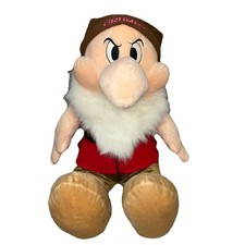 Disney Grumpy Large Jumbo Plush Snow White and the Seven Dwarfs Clean Nice