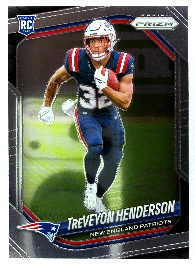 2025 Panini Prizm TREVEYON HENDERSON #343 RC Rookie Base - Patriots