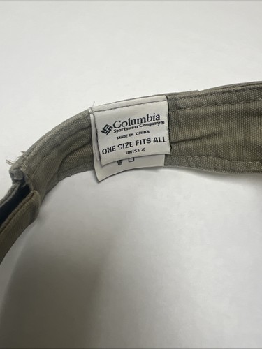 Visor Hook&loop COLUMBIA SPORTSWEAR GOOD CONDITION Light STAIN IN SPOTS. - Picture 5 of 6