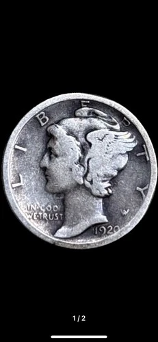 Mercury Dime 1920-D VG Collector’s Choice Silver