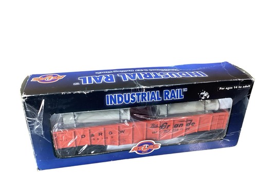 Atlas Industrial Rail 0-27 Rolling Stock | D&RGW | Road #56135 | Pipe Load | Zustand: New