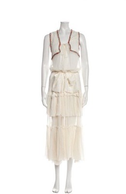 Lanvin Silk Long Dress