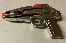 Vintage Cosmic Charger Electronic Toy Space Gun silver - Complete, Not Working