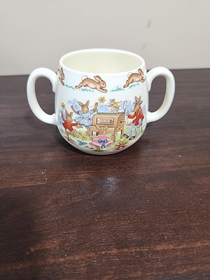 Royal Doulton Bunnykins English Bone China Two handled Dancing Organ Jump Rope