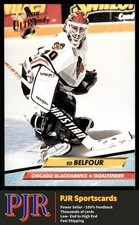 Ed Belfour 1992-93 Ultra #32 Chicago Blackhawks