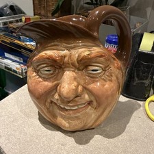 Royal Doulton England  " John Barley's Old Lad "  Toby Jug  -  Perfect 