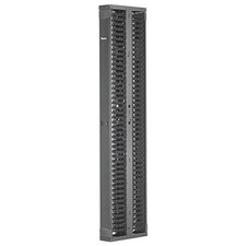 Panduit PR2VD08 Vertical Dual-Sided Cable Manager ABS 45RU 8" Wide Black
