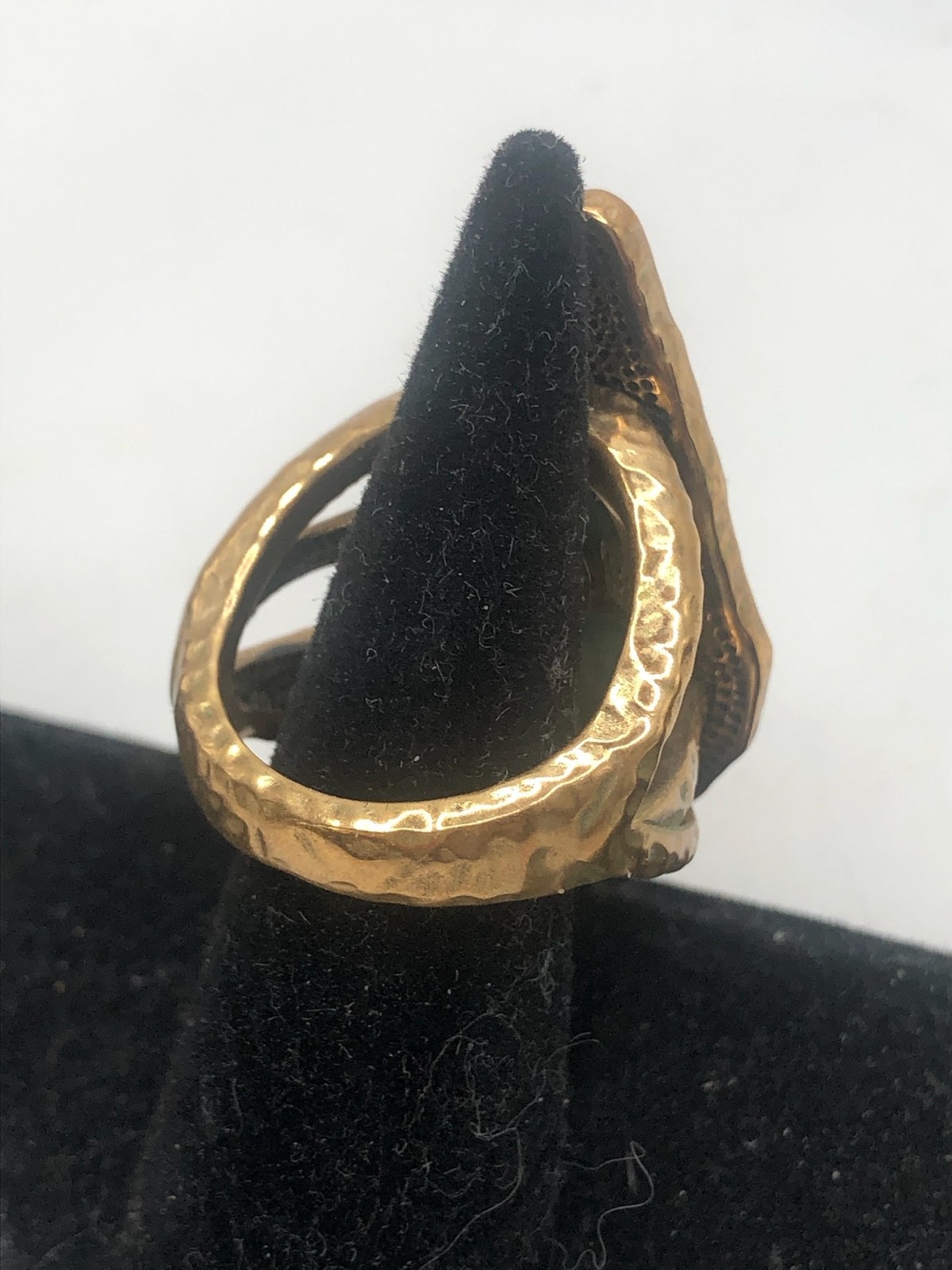 Studio BARSE THAI Turquoise Statement Ring Wax Ca… - image 3