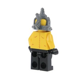 1x Lego Minifigure Space Police 3 Alien Snake One Eyed Helmet Grey 8400 sp100