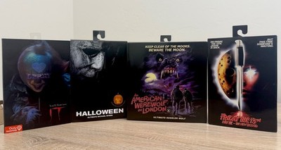 NECA Horror Action Figure Collection Pennywise Michael Myers Jason Voorhees Wolf