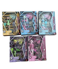 2026 Complete Set of 5 Monster High Dawn of the Dance Creeproduction - READ