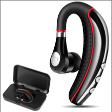 Bluetooth Headset V5.0 Wireless Bluetooth Earpiece w/Noise Canceling Mic