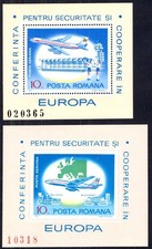 ROMANIA 1977 BLOCK143-144 ** MNH FLAWLESS (06686