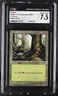 MTG Magic: The Gathering Forest Basic Land Tempest 1997 CGC 7.5