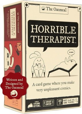 Horrible Therapist Exploding Kittens The Oatmeal - NEW