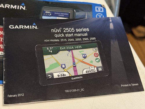Garmin nüvi 2545 LM Automotive GPS Receiver Lifetime Western Europe maps - Imagen 2 de 7