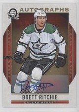 2018-19 O-Pee-Chee Coast to Canadian Tire Extended Brett Ritchie #A-BR Auto 15ok