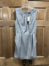 Forever 21 Women’s Gray Sleeveless Pencil Dress, Pockets, Size Medium NWT
