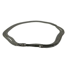 VERSACE Silver Hardware Belt