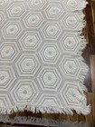 VINTAGE COTTON MARGUERITE SUNFLOWER POPCORN PINWHEEL CROCHET BEDSPREAD COVER — photo 5