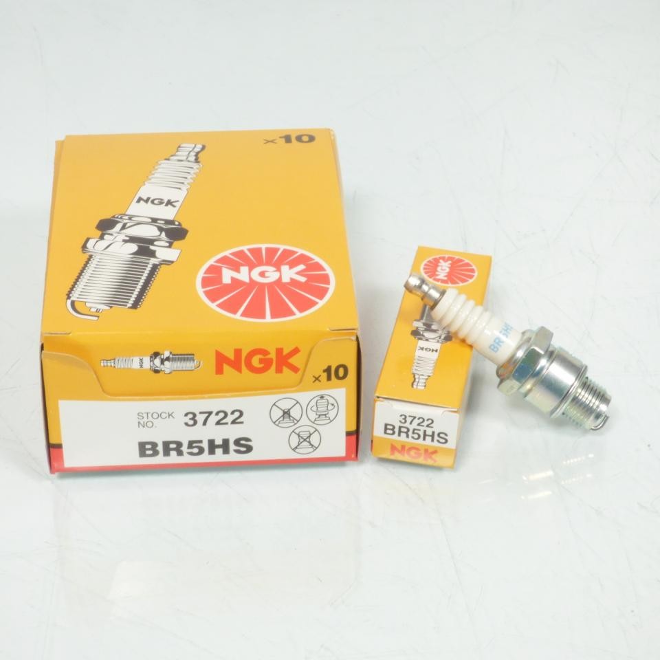 Bougie NGK BR5HS pour résoudre les problèmes de démarrage sur Sachs 50 Prima 5