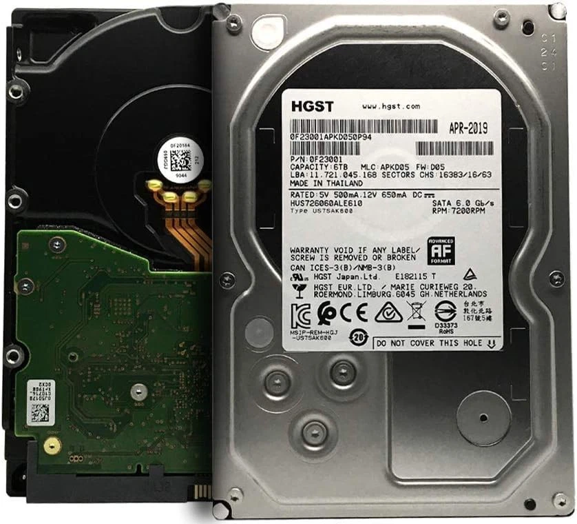 HGST Ultrastar 7K6000 ISE 6TB Interne Festplatte HUS726060ALE610 3,5 Zoll HDD - Bild 2 von 4