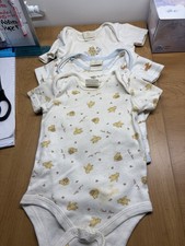 Disney Classic Pooh Baby Bodysuit Lot of 3 Size 6-9 Months Y2K 2000s