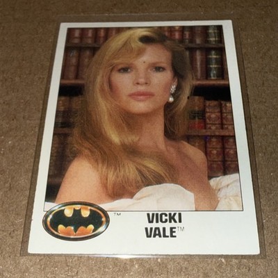 1989 Topps Batman #6 Vicki Vale - Kim Basinger - DC Comics