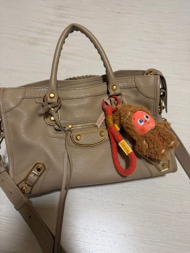 Balenciaga Le City Mini Leather Shoulder Bag