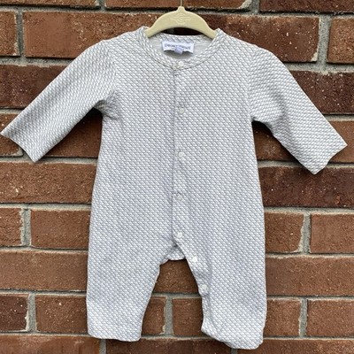 Emporio Armani Essential Capsule Collection Cotton Jumpsuit Size 3 Months