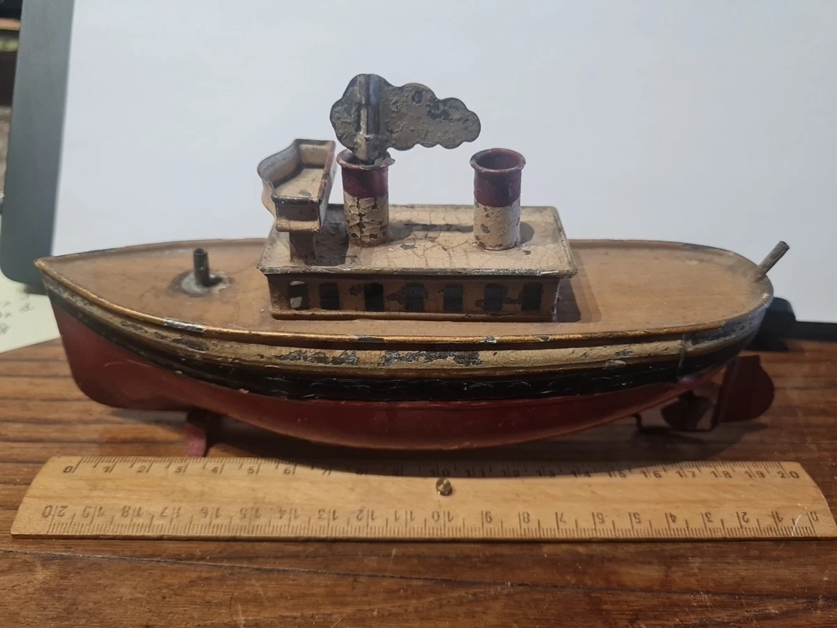HESS Allemagne bateau canonnière en tôle 14 cm pour